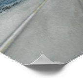 Waterverf schilderen van Trolley in New Orleans Poster (Hoek)