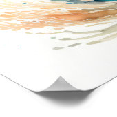 Waterverf Schilderen van Vis Poster (Hoek)