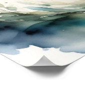 Waterverf Schilderen van Vis Poster (Hoek)