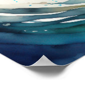 Waterverf Schilderen van Vis Poster (Hoek)