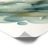 Waterverf Schilderen van Visforel Poster (Hoek)