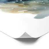 Waterverf Schilderen van Zee Schildpad 3:2 XIV Poster (Hoek)