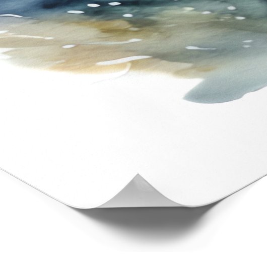 Waterverf Schilderen van Zee Schildpad 3:2 XIV Poster (Hoek)