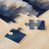 Waterverf Schilderen van Zee Schildpad Legpuzzel (Zijkant)