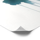 Waterverf Schilderen Venetiaans Masker 3:2 XI Poster (Hoek)