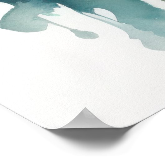 Waterverf Schilderen Venetiaans Masker 3:2 XII Poster (Hoek)