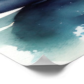 Waterverf Schilderen Vrouw Venetiaans Masker II Poster (Hoek)