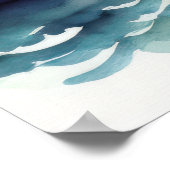 Waterverf Schilderen Vrouw Venetiaans Masker III Poster (Hoek)