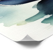 Waterverf Schilderen Vrouw Venetiaans Masker IV Poster (Hoek)