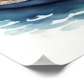 Waterverf Schilderen Vrouw Venetiaans Masker VI Poster (Hoek)