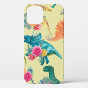 Waterverf schilderend dinosauripatroon. Naadloze b Case-Mate iPhone Case