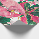 Waterverf schilderend naadloos patroon met flaming cadeaupapier (Hoek)