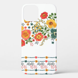 Waterverf schilderend naadloos patroon met gestile Case-Mate iPhone case