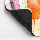 Waterverf schilderij achtergrond met een pen muismat (Hoek)