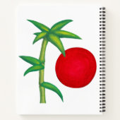 Waterverf schilderij asia spirit bamboo notitieboek (Achterkant)