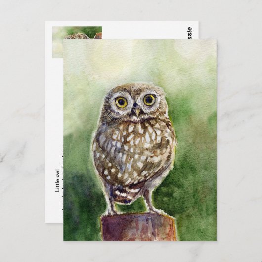 Waterverf schilderij briefkaart (Voorkant / Achterkant)