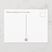 Waterverf Schilderij, Doolin, Co. Clare Briefkaart (Achterkant)