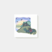 Waterverf Schilderij Fantasy Fort Castle Life Post-it® Notes (Voorkant)