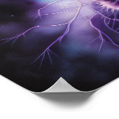 Waterverf schilderij majestueuze herten 5:4 poster (Hoek)