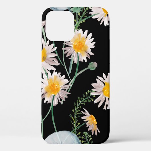 Waterverf schilderij naadloos met chamomil Case-Mate iPhone case (Achterkant)
