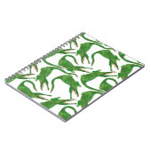 waterverf schilderij naadloos met krokodil notitieboek (Linkerzijde)