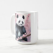 Waterverf schilderij Panda Beer Koffiemok (Voorkant links)