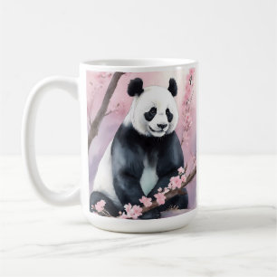 Waterverf schilderij Panda Beer Koffiemok