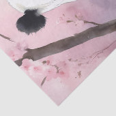 Waterverf schilderij Panda Beer Tissuepapier (Detail)