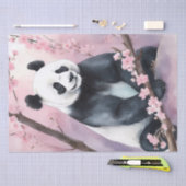 Waterverf schilderij Panda Beer Tissuepapier (Craft)
