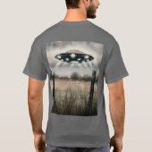 Waterverf schilderij UFO T-shirt (Achterkant)