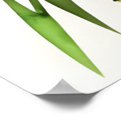 Waterverf schilderij van bamboe poster (Hoek)