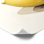 Waterverf Schilderij van Citroenboom in Pot II Poster (Hoek)