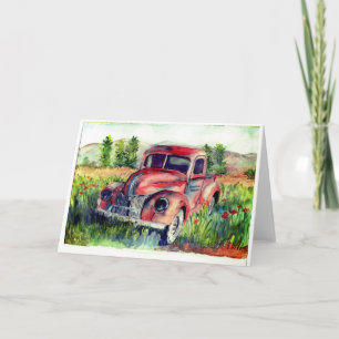 waterverf schilderij van de OLD Montana Kaart