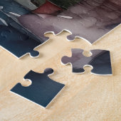 Waterverf Schilderij van de oude Italiaanse stad Legpuzzel (Zijkant)