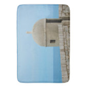 Waterverf schilderij van de stadsmuur van Dubrovni Badmat (Voorkant Verticaal)