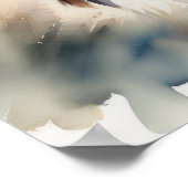 Waterverf Schilderij van een Gazelle 5:4 Poster