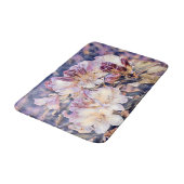 Waterverf schilderij van een paarse kersenbloesem  badmat (Gekanteld)