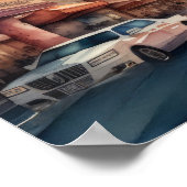 Waterverf Schilderij van Gambling Resort City Poster (Hoek)