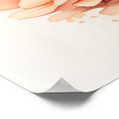 Waterverf Schilderij van Gardenia in Pot Poster (Hoek)