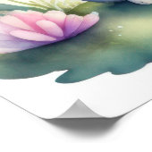 Waterverf Schilderij van Kawaii Chibi Creature II Poster (Hoek)