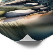 Waterverf Schilderij van Lake House Poster (Hoek)