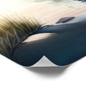 Waterverf Schilderij van Lake House Poster (Hoek)