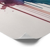 Waterverf Schilderij van Paard Poster (Hoek)