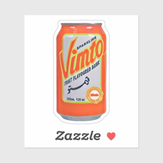 Waterverf Schilderij Vimto Kan Arabisch Sticker (Vel)