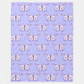 Waterverf schilderij Vlinder 1a Fleece Deken (Voorkant)