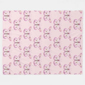 Waterverf Schilderij Vlinder 2a Fleece Deken (Voorkant (Horizontaal))