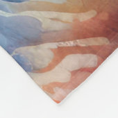 Waterverf schilderij Zee schildpad Fleece Deken (Hoek)