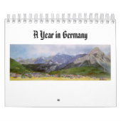 Waterverf schilderijen van Duitse landschappen Age Kalender (Hoes)