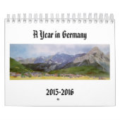 Waterverf schilderijen van Duitse landschappen Kalender (Hoes)