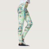 Waterverf schilderijen voor Collectie van kalkoene Leggings (Rechts)
